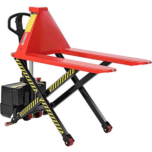 Global Industrial Battery High Lift Skid Truck, 3300 Lb. Capacity, 21 x 44 Forks 989066 - main
